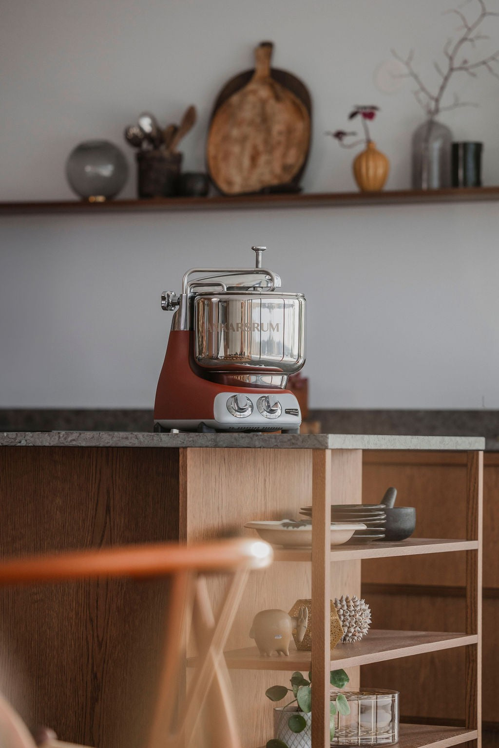 Rustic Maroon Stand Mixer
