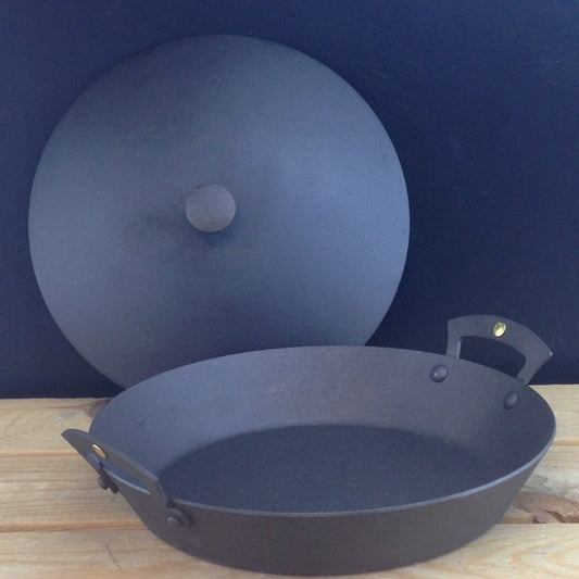 10" (26cm)  Spun Iron Prospector Casserole