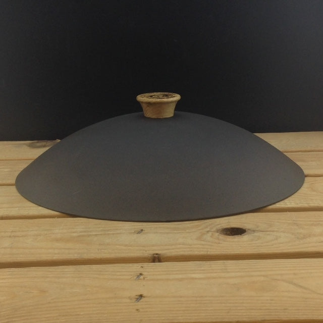 13" (33cm) Spun Iron Wok with Lid