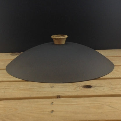 13" (33cm) Spun Iron Wok with Lid