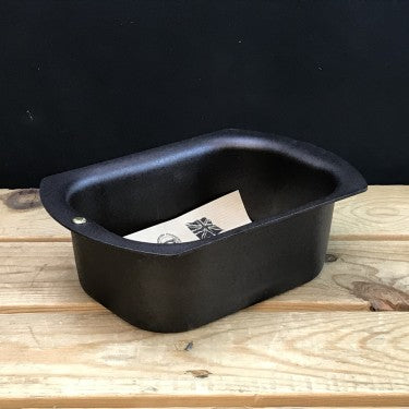 1lb (0.5kg) Black Iron Loaf Pan