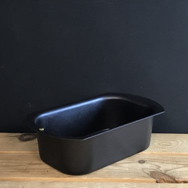 2lb (1kg) Black Iron Loaf Pan