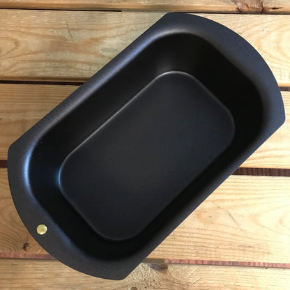 2lb (1kg) Black Iron Loaf Pan