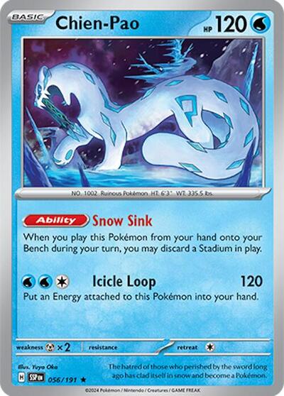 Chien-Pao - SV08: Surging Sparks - 056/191-Holofoil