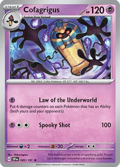 Cofagrigus - SV08: Surging Sparks - 083/191-Holofoil