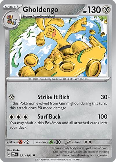 Gholdengo - SV08: Surging Sparks - 131/191-Reverse Holofoil