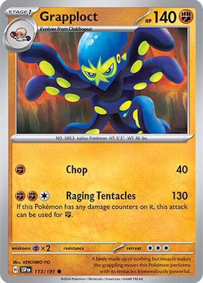 Grapploct - SV08: Surging Sparks - 113/191-Reverse Holofoil