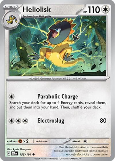 Heliolisk - SV08: Surging Sparks - 155/191-Reverse Holofoil