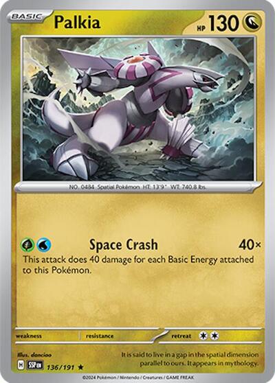 Palkia - SV08: Surging Sparks - 136/191-Holofoil