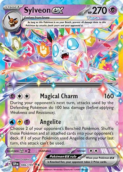 Sylveon ex - SV08: Surging Sparks - 086/191-Holofoil