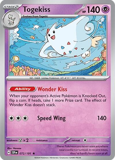 Togekiss - SV08: Surging Sparks - 072/191-Holofoil