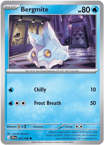 Bergmite - ME04: Chaos Rising - 023/086