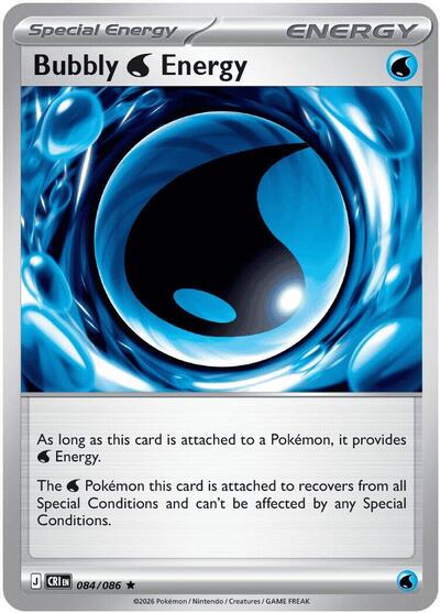 Bubbly W Energy - ME04: Chaos Rising - 084/086-Reverse Holofoil