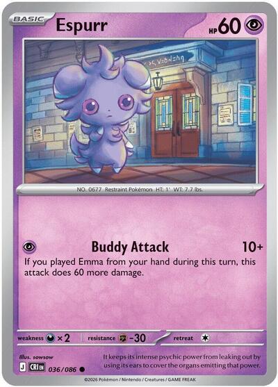 Espurr - ME04: Chaos Rising - 036/086