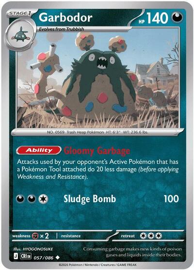 Garbodor - ME04: Chaos Rising - 057/086-Normal