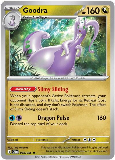 Goodra - ME04: Chaos Rising - 068/086-Holofoil