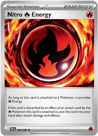 Nitro R Energy - ME04: Chaos Rising - 086/086-Reverse Holofoil