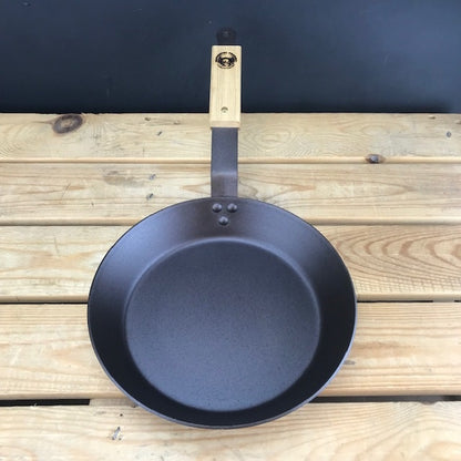 10" (26cm) Spun Iron Steak Skillet - Heavy Duty
