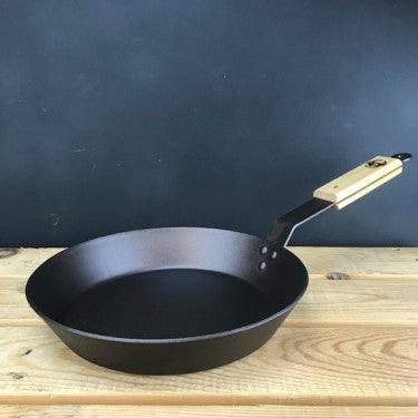 10" (26cm) Spun Iron Steak Skillet - Heavy Duty