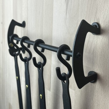 Black Iron Utensil Rail